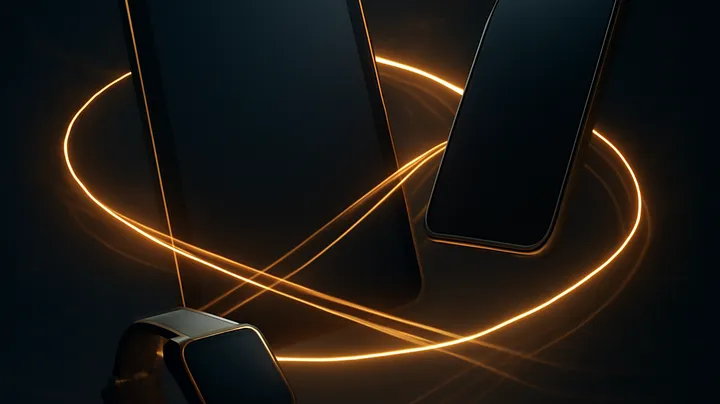 2444BDT COM Multiple devices floating in harmony